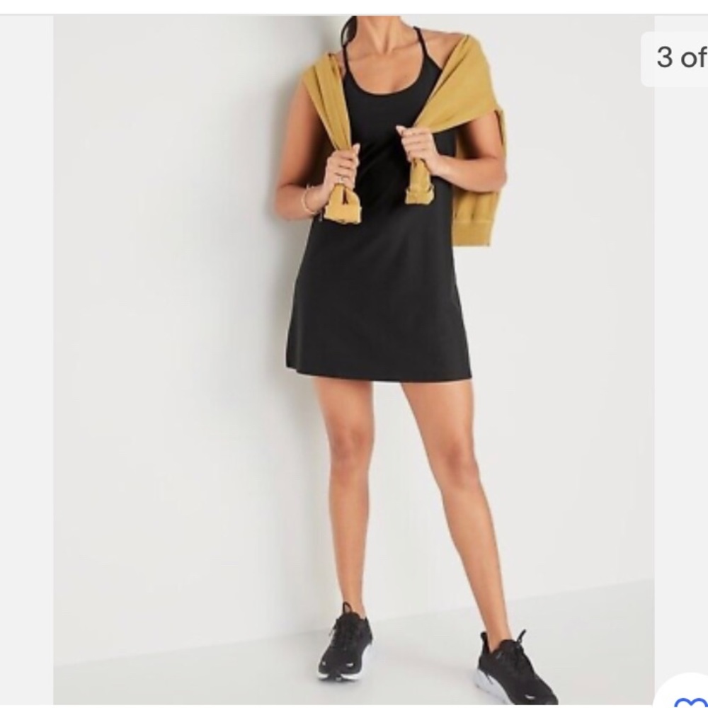 Sleeveless PowerSoft Performance Racer-Back Mini Swing Dress size 2x NWT